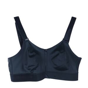 Shefit Ultimate Sports Bra 2Luxe Black Adjustable High Impact  Zip Front Workout